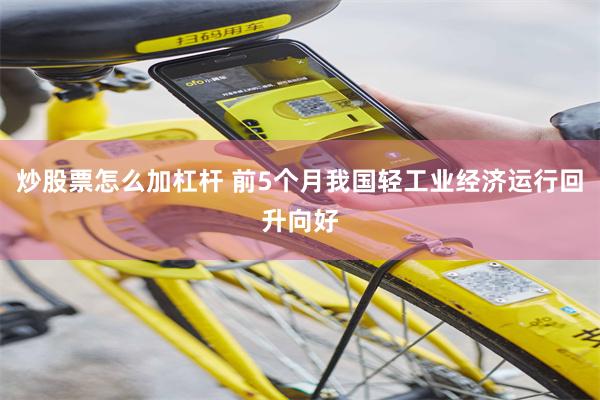 炒股票怎么加杠杆 前5个月我国轻工业经济运行回升向好