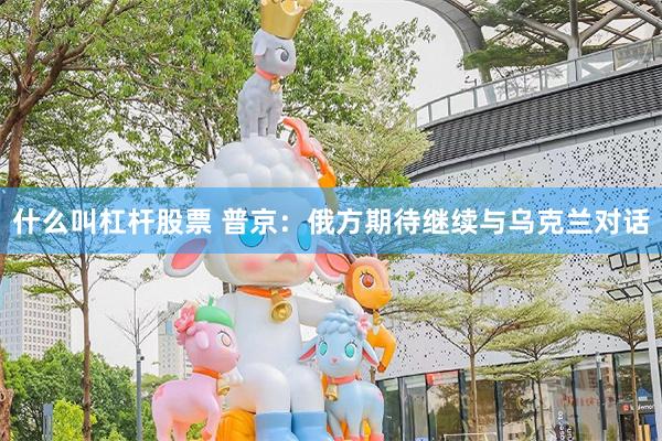 什么叫杠杆股票 普京：俄方期待继续与乌克兰对话