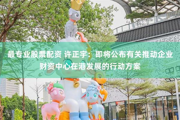 最专业股票配资 许正宇：即将公布有关推动企业财资中心在港发展的行动方案