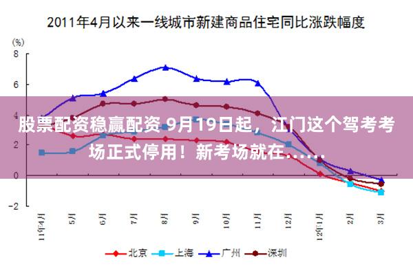 股票配资稳赢配资 9月19日起，江门这个驾考考场正式停用！新考场就在……